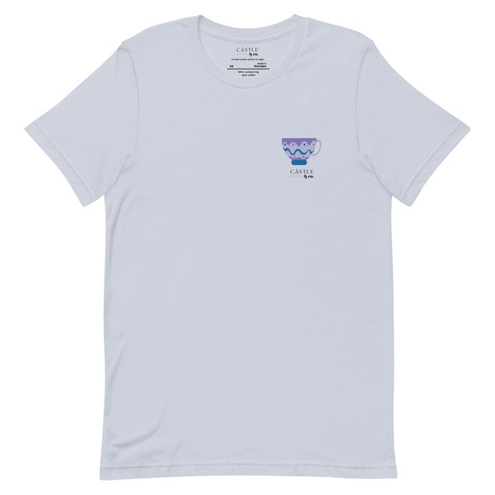 Purple Teacup - Unisex T-shirt - Black Logo, view 8