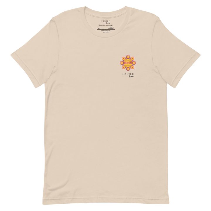 Welcome - Small World - Unisex T-Shirt - Black Logo, view 8