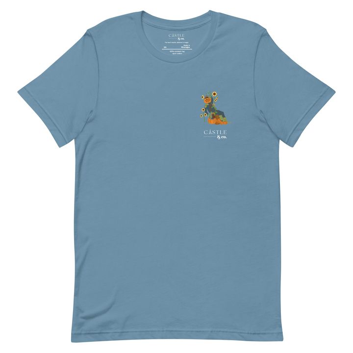 Halloween Pumpkin Man - Unisex T-Shirt - White Logo, view 8