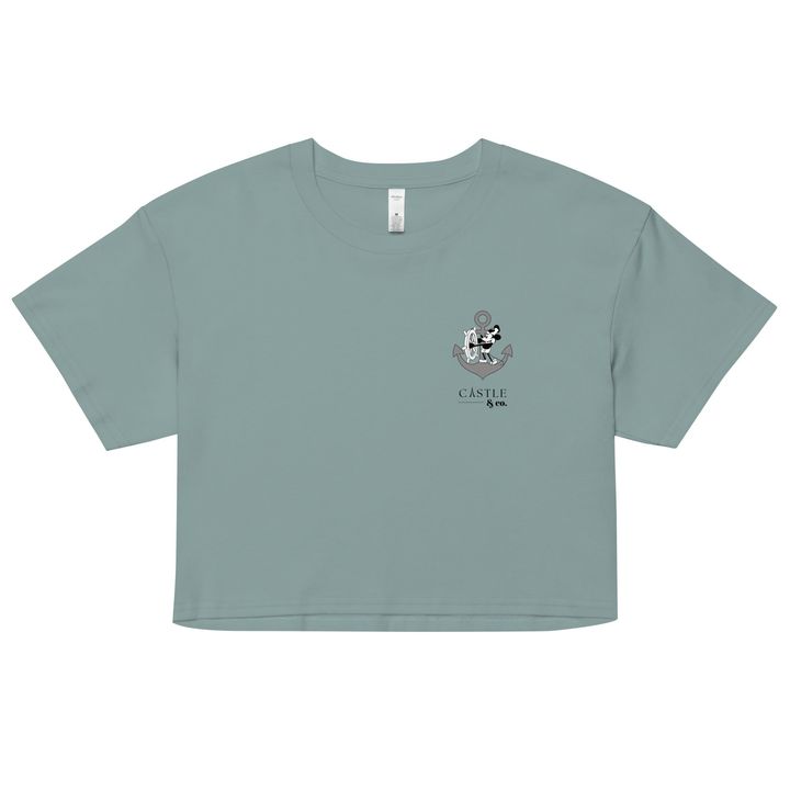 Cruise Anchor - Women’s Crop Top - Black Logo, view 8