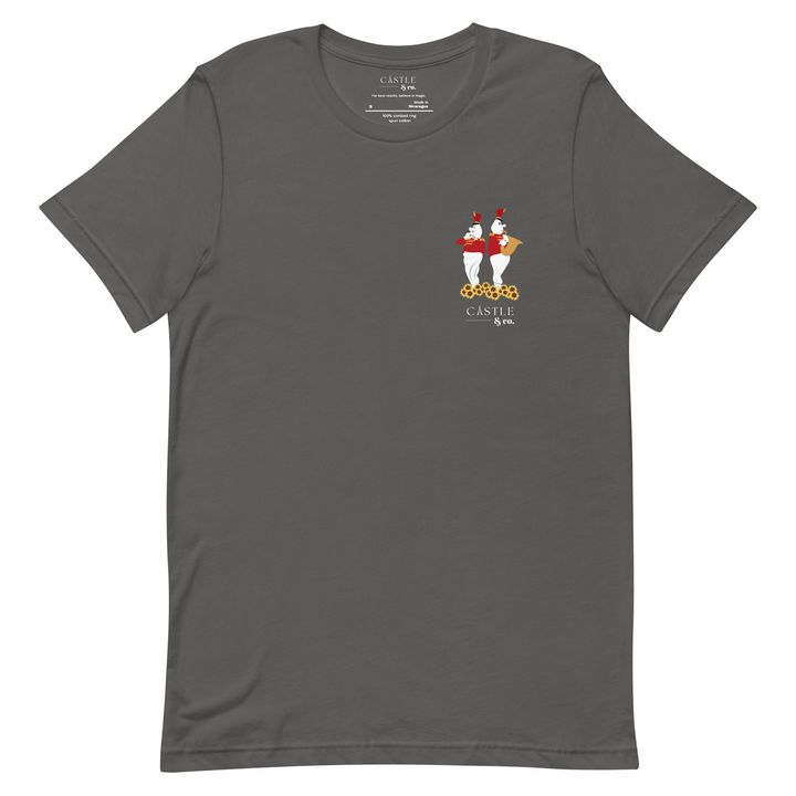 Halloween Bandstand Ghosts - Unisex T-Shirt - White Logo, view 9