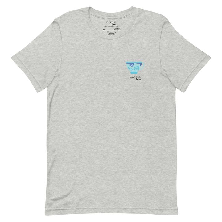 Blue Teacup - Unisex T-Shirt - Black Logo, view 9