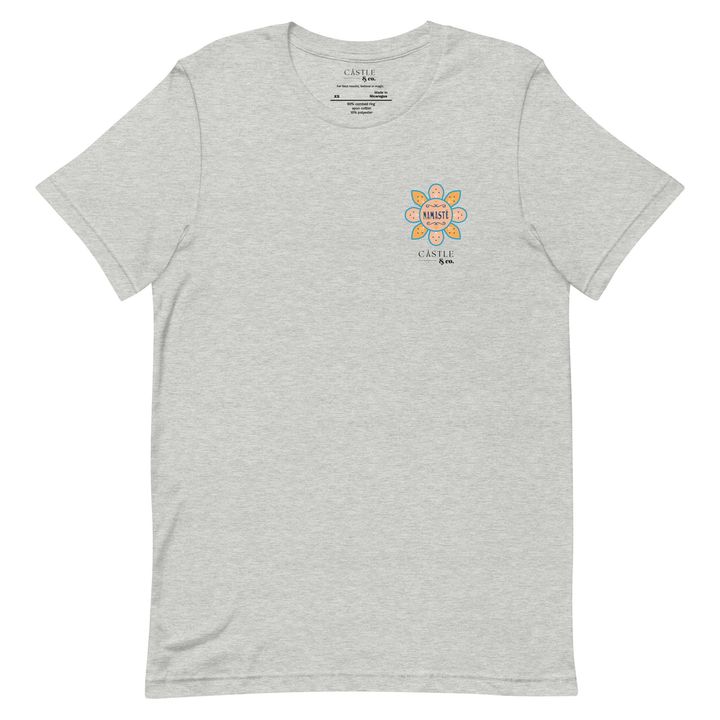 Namaste - Small World - Unisex T-Shirt - Black Logo, view 9
