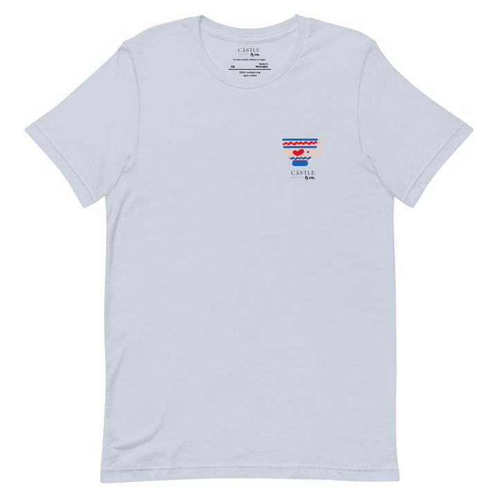 Pink Teacup - Unisex T-Shirt - Black Logo, view 9