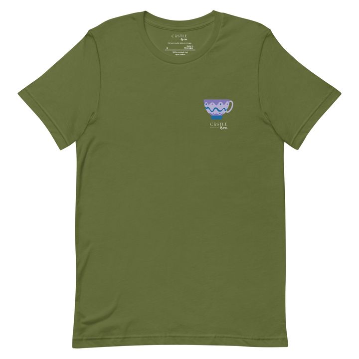 Purple Teacup - Unisex T-Shirt - White Logo, view 9