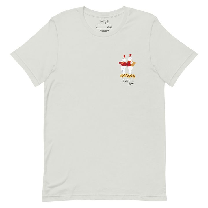 Halloween Bandstand Ghosts - Unisex T-Shirt - Black Logo, view 9
