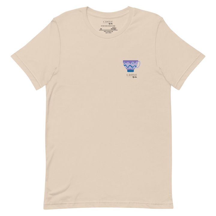 Purple Teacup - Unisex T-shirt - Black Logo, view 9