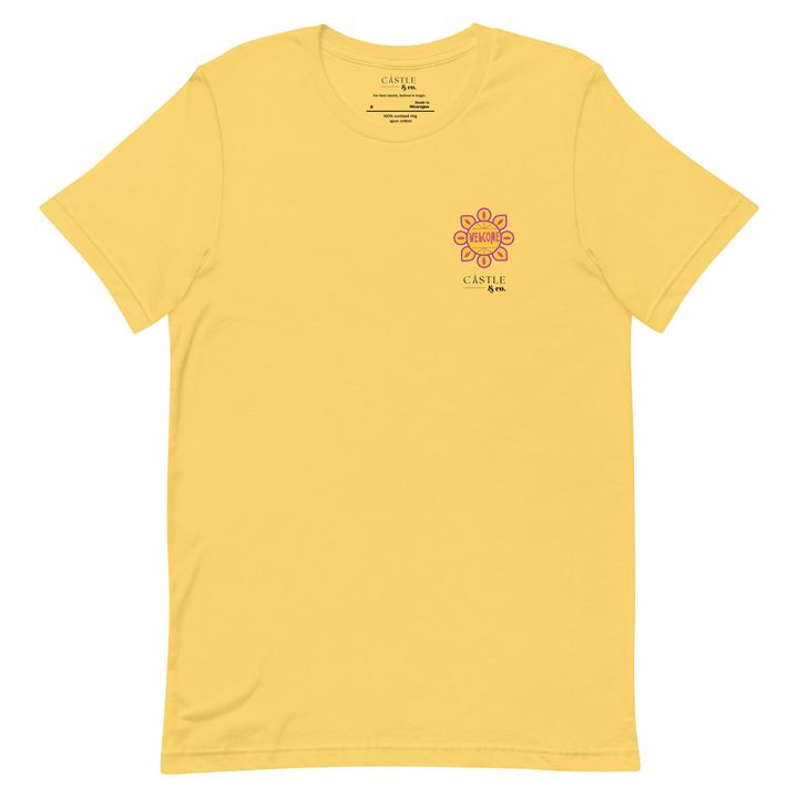 Welcome - Small World - Unisex T-Shirt - Black Logo, view 9