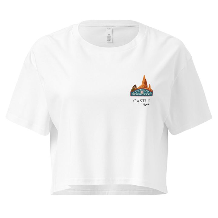 Big Thunder Mountain - Women’s Crop Top - Black Logo, view 9