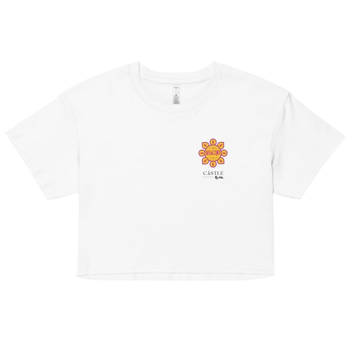 Welcome - Small World - Women’s crop top - Black Logo, view 9