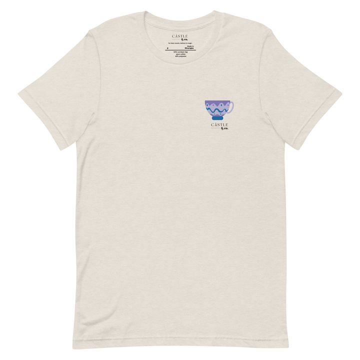 Purple Teacup - Unisex T-shirt - Black Logo, view 10