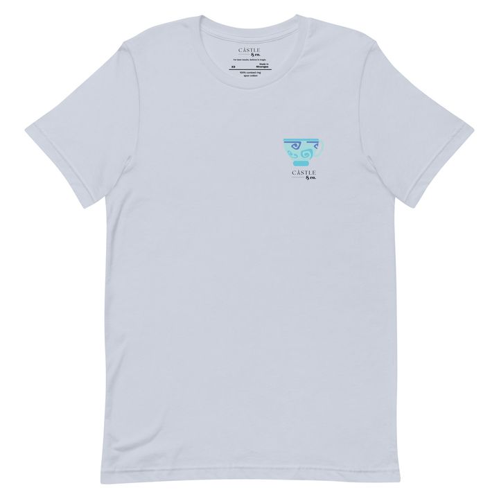 Blue Teacup - Unisex T-Shirt - Black Logo, view 10