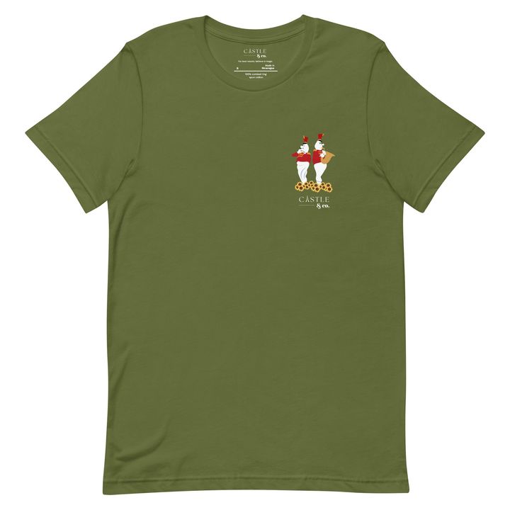 Halloween Bandstand Ghosts - Unisex T-Shirt - White Logo, view 10