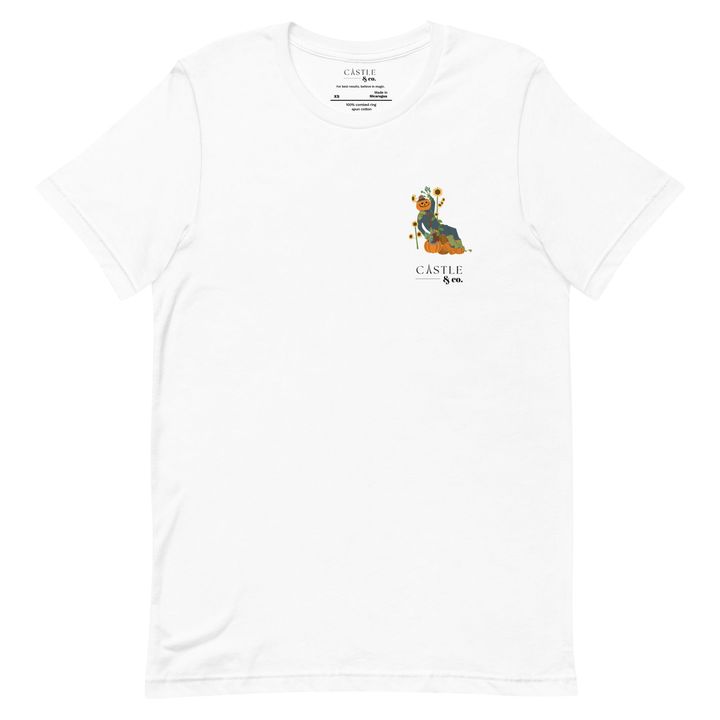 Halloween Pumpkin Man - Unisex T-Shirt - Black Logo, view 10