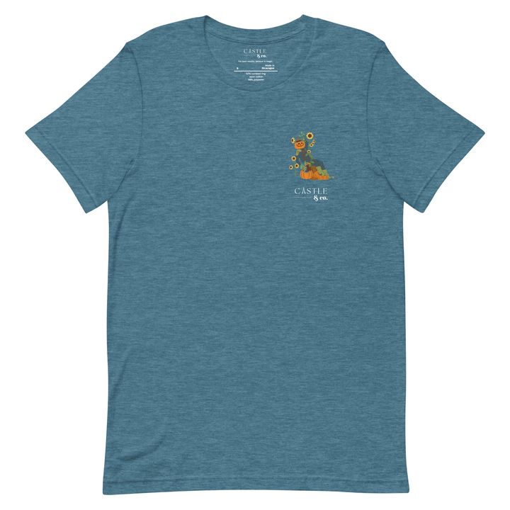 Halloween Pumpkin Man - Unisex T-Shirt - White Logo, view 11