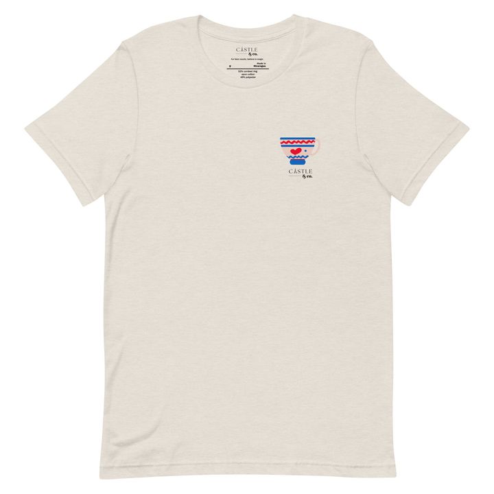 Pink Teacup - Unisex T-Shirt - Black Logo, view 11