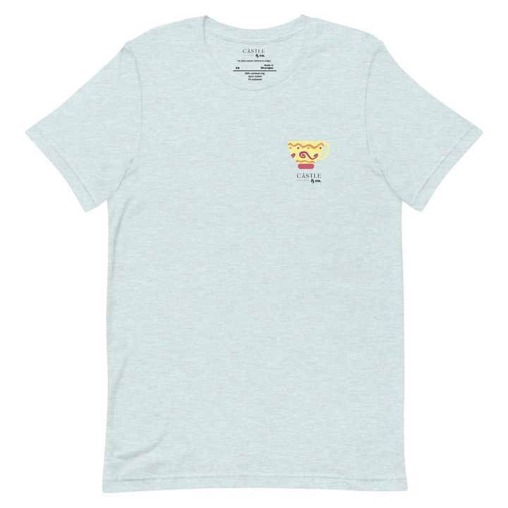 Yellow Teacup - Unisex T-Shirt - Black Logo, view 11