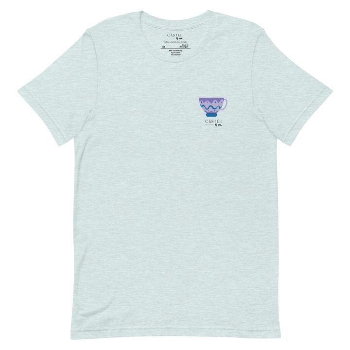 Purple Teacup - Unisex T-shirt - Black Logo, view 11