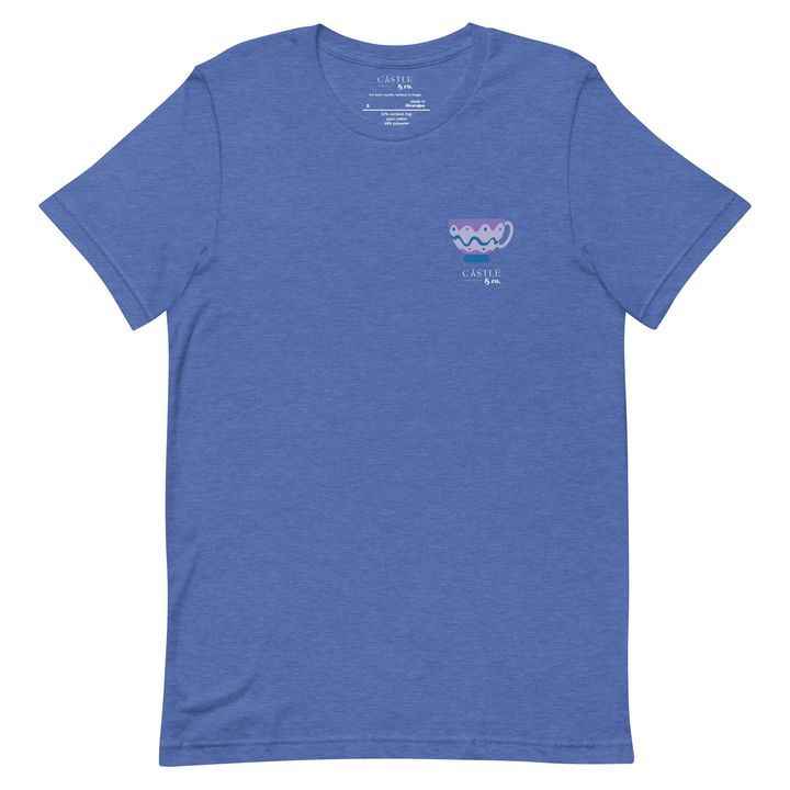 Purple Teacup - Unisex T-Shirt - White Logo, view 11