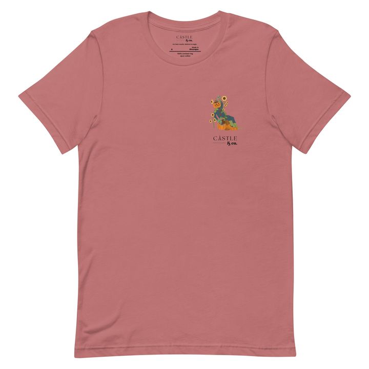 Halloween Pumpkin Man - Unisex T-Shirt - Black Logo, view 11