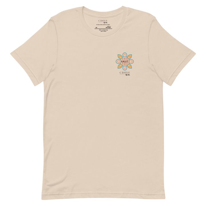 Namaste - Small World - Unisex T-Shirt - Black Logo, view 11