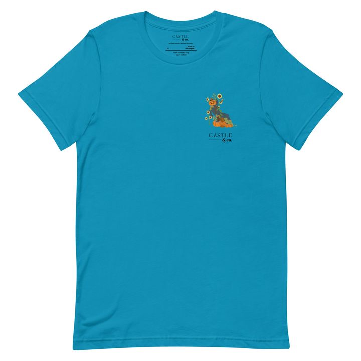 Halloween Pumpkin Man - Unisex T-Shirt - Black Logo, view 12