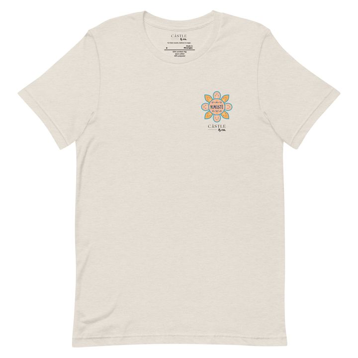 Namaste - Small World - Unisex T-Shirt - Black Logo, view 12