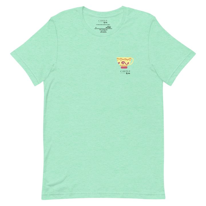 Yellow Teacup - Unisex T-Shirt - Black Logo, view 12
