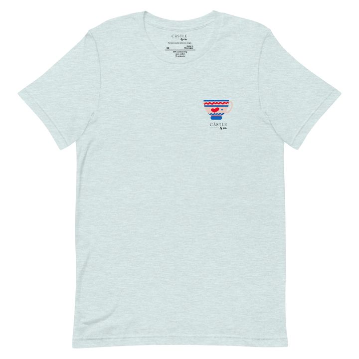 Pink Teacup - Unisex T-Shirt - Black Logo, view 12