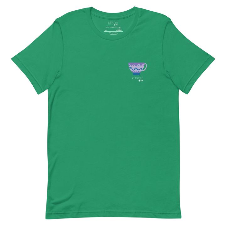 Purple Teacup - Unisex T-Shirt - White Logo, view 12