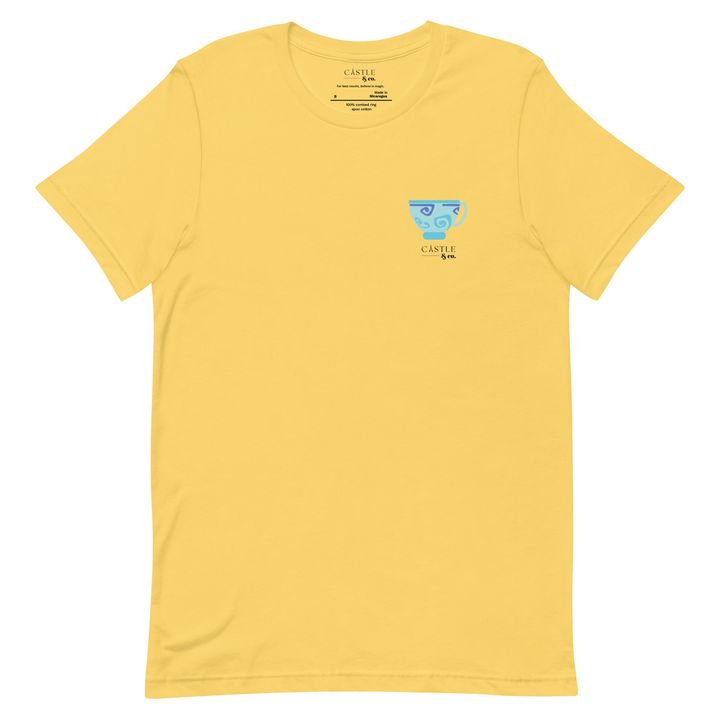 Blue Teacup - Unisex T-Shirt - Black Logo, view 12