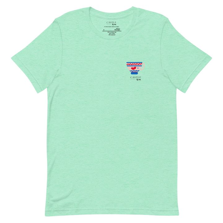 Pink Teacup - Unisex T-Shirt - Black Logo, view 13