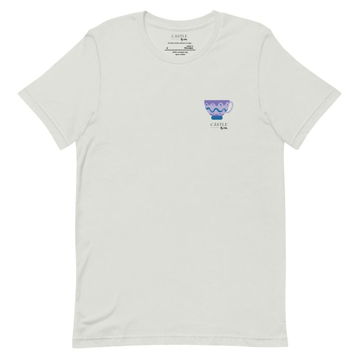 Purple Teacup - Unisex T-shirt - Black Logo, view 13
