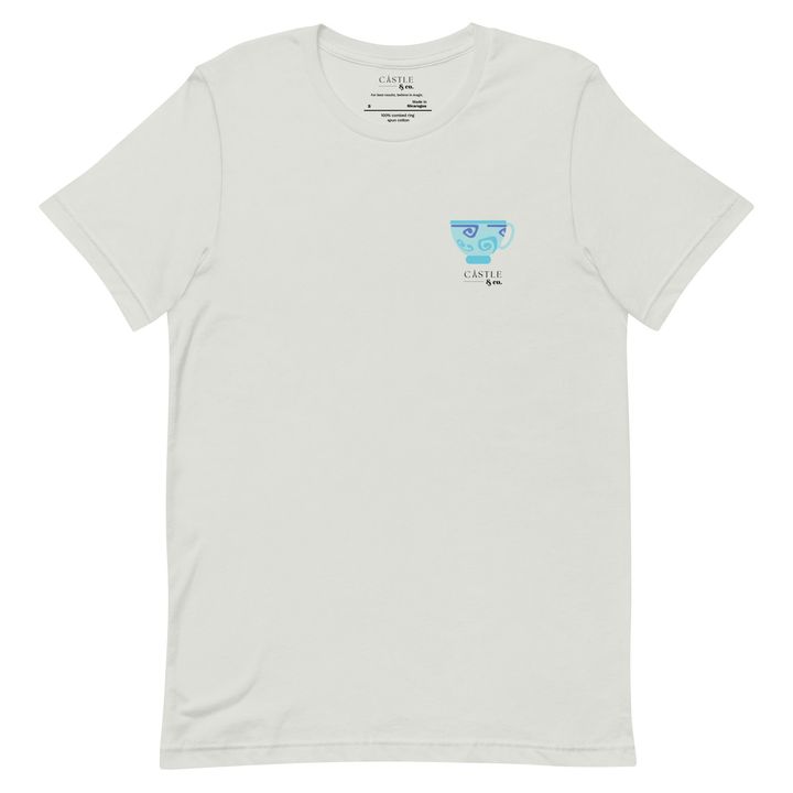 Blue Teacup - Unisex T-Shirt - Black Logo, view 14