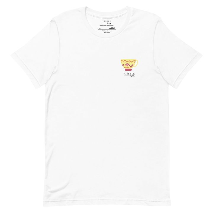 Yellow Teacup - Unisex T-Shirt - Black Logo, view 14