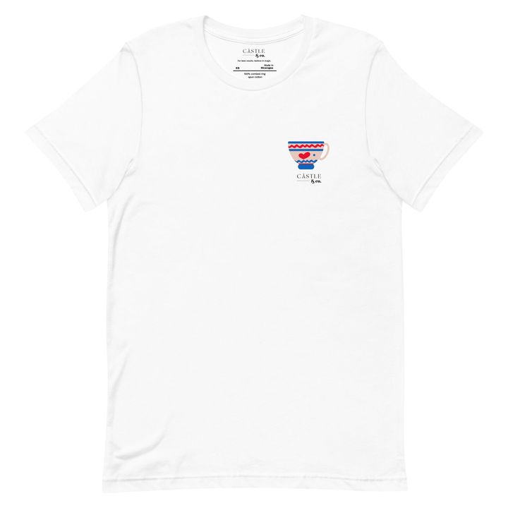 Pink Teacup - Unisex T-Shirt - Black Logo, view 14