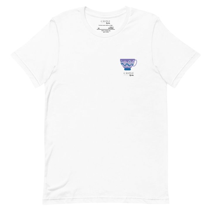 Purple Teacup - Unisex T-shirt - Black Logo, view 14