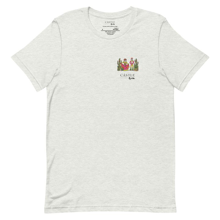 Dia de los Muertos - Unisex T-Shirt - Black Logo in Ash
