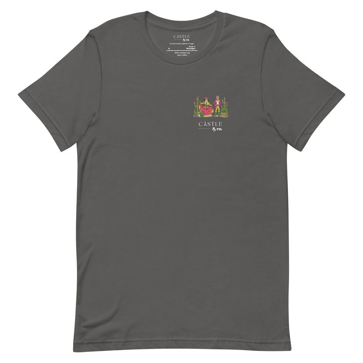 Dia de los Muertos - Unisex T-Shirt - White Logo in Asphalt