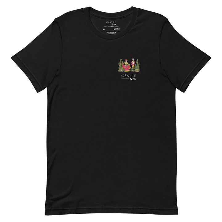 Dia de los Muertos - Unisex T-Shirt - White Logo in Black