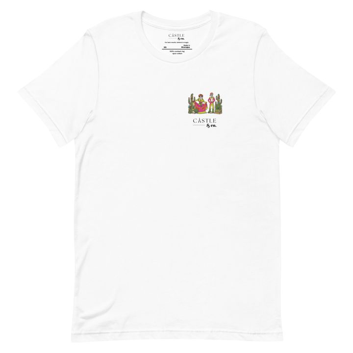 Dia de los Muertos - Unisex T-Shirt - Black Logo in White